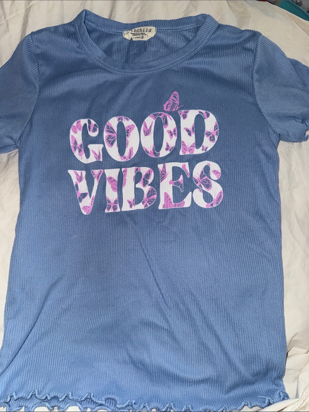 4 small assorted Ribbed Tee’s - Picture 5 of 5
